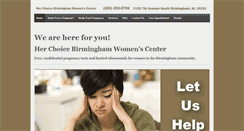 Desktop Screenshot of herchoicebirmingham.org