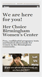 Mobile Screenshot of herchoicebirmingham.org